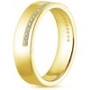 Eternity Men's Band SI H 0.19Ct Real Diamond Ring 14Kt White Gold/Yellow Gold/Rose Gold With Authenticate Certificate