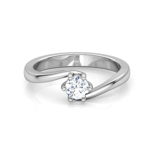 Beautiful Solitaire Ring Studded With SI1 F-G 0.25Ct Lab Grown Certified Diamond Made in14Kt White Gold/Yellow Gold/Rose Gold