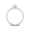 Sparkling Solitaire Ring Studded With SI1 F-G 0.30 Ct Lab Grown Certified Diamond Made in14Kt White Gold/Yellow Gold/Rose Gold