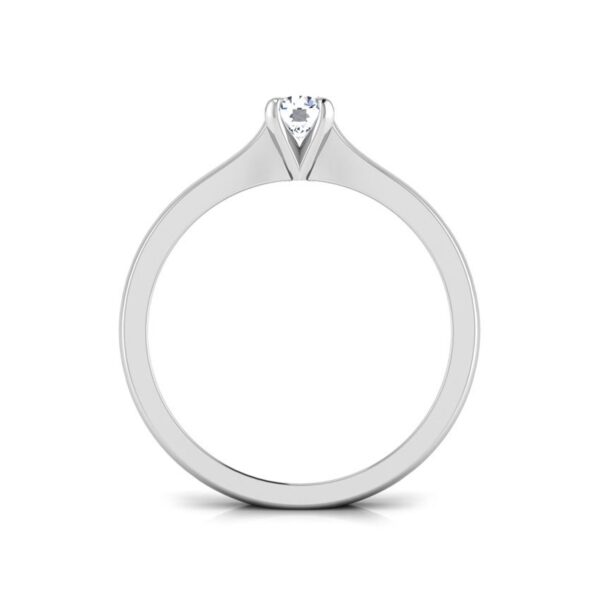 Sparkling Solitaire Ring Studded With SI1 F-G 0.30 Ct Lab Grown Certified Diamond Made in14Kt White Gold/Yellow Gold/Rose Gold