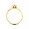 Amazing Solitaire Ring Studded With SI1 F-G 0.20 Ct Lab Grown Certified Diamond Made in 14Kt White Gold/Yellow Gold/Rose Gold