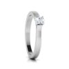 Sparkling Solitaire Ring Studded With SI1 F-G 0.30 Ct Lab Grown Certified Diamond Made in14Kt White Gold/Yellow Gold/Rose Gold