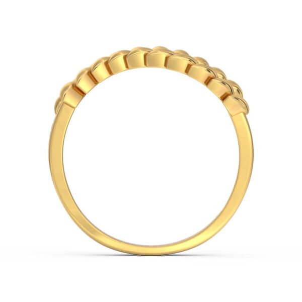 Ancient Leaf Shape Ring For Valantine Day Special Made in 14kt yellow Gold