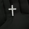 Beautiful Cross Pendant Made in 10 / 14 KT Gold Embellished With Shinny Moissanite Diamonds For Religious And Memorial Gift Unisex Pendant