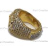 Iced Out Heart Shape Custom Name Ring Made In 925 Sterling Silver With Moissanite/CZ Stones, Any Name Can be Customize, Valentine Gift