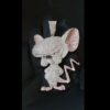 3D Cartoon Shaped Pendant Made in 925 Sterling Silver Studded with VVS Colorless Moissainite Stone, Designer Trendy Pendant Carton Jewelry