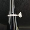 Oval Solitaire Ring Made in 10/14 KT Gold Embellished with Shinny Moissanite Diamonds For Birthday And Anniversary Gift For Special Person