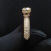 3ct Round cut Solitaire Ring Made in 14k Gold Studded with VS1 F Color IGI Certified Lab Grown Diamond
