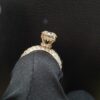Round Solitaire Ring Made in 10 / 14 k Gold Studded with VVS Colorless Moissanite Diamond, Solitaire Diamond of 2 CT & total Weight 2.00 CT