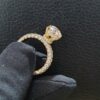 3ct Round cut Solitaire Ring Made in 14k Gold Studded with VS1 F Color IGI Certified Lab Grown Diamond