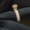 3ct Round cut Solitaire Ring Made in 14k Gold Studded with VS1 F Color IGI Certified Lab Grown Diamond