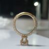 3ct Round cut Solitaire Ring Made in 14k Gold Studded with VS1 F Color IGI Certified Lab Grown Diamond