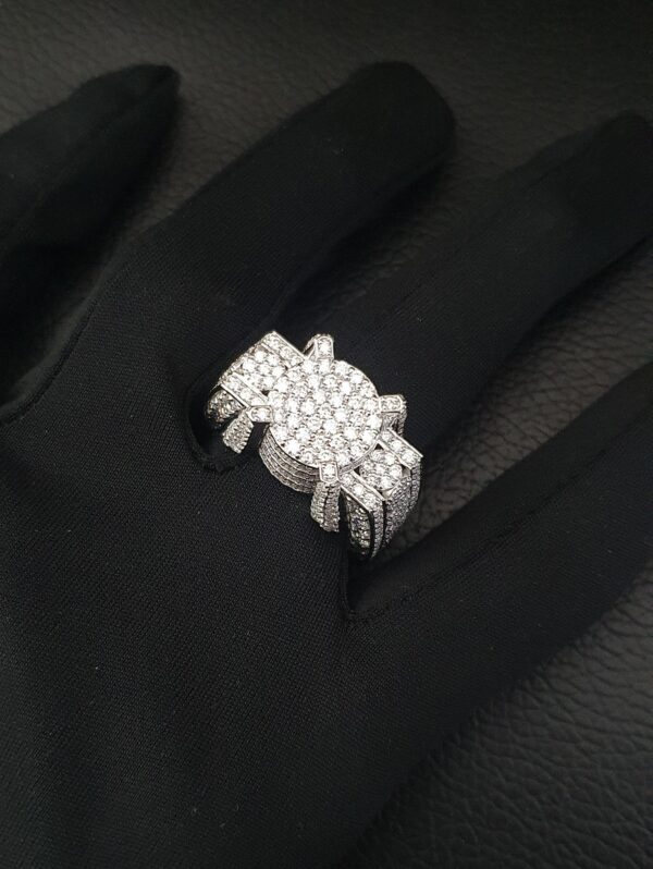 Charming Men Ring Made in 10 / 14 KT Gold, Studded with Moissanite Stone With Royal and Lavish Look For Birthday / Anniversary Gift