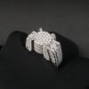 Charming Men Ring Made in 10 / 14 KT Gold, Studded with Moissanite Stone With Royal and Lavish Look For Birthday / Anniversary Gift