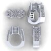 Charming Men Ring Made in 10 / 14 KT Gold, Studded with Moissanite Stone With Royal and Lavish Look For Birthday / Anniversary Gift