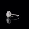 Oval Shape Solitaire Women's Ring Made in 18KT /14KT /10KT Gold Embellished With Shinny Moissanite Diamond For Birthday And Anniversary Gift