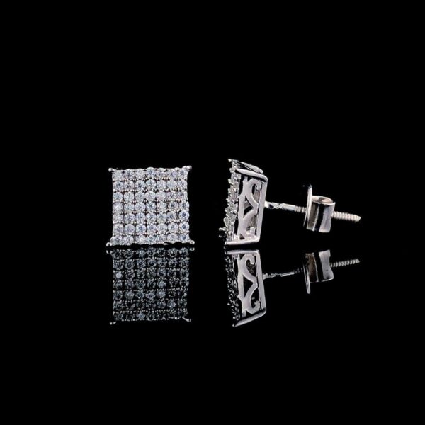 Iced Out Premium Earring Made in 18k/14k/10kGold Embellished with Shinny Moissanite Diamond For The Anniversary And Birthday Gift To Special