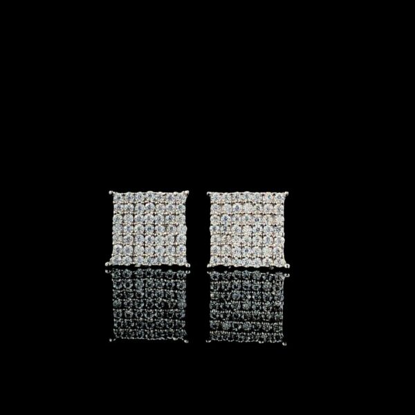 Iced Out Premium Earring Made in 18k/14k/10kGold Embellished with Shinny Moissanite Diamond For The Anniversary And Birthday Gift To Special