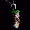 Iced Out Jesus Face Enamel Pendant Made in 925 Sterling Silver Embellished With Shinny Moissanite Diamonds For Religious And Memorial Gift
