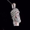 Iced Out Jesus Face Pendant Made in 925 Sterling Silver Embellished With Shinny Moissanite Diamonds For Religious And Memorial Gift