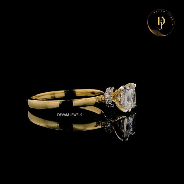 Princess Cut Solitaire Lab Grown Diamond Ring, 0.50 - 3.00 CT, Engagement Jewelry, wedding Ring, Anniversary Gifts, Gifts For Her.