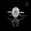 Oval Cut Lab Grown Diamond Ring,1 CT - 3 CT Solitaire ring ,Christmas Gifts, wedding Ring, Anniversary Gifts, Gifts For Her.