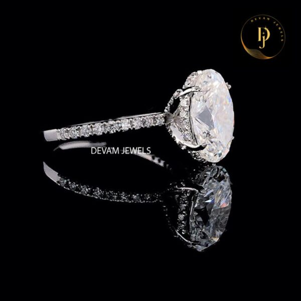 Oval Cut Lab Grown Diamond Ring,1 CT - 3 CT Solitaire ring ,Christmas Gifts, wedding Ring, Anniversary Gifts, Gifts For Her.