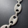 Iced Out Luxury Men's Chain Made In 925 Sterling Silver Studded With Shinny Moissanite Diamond For The Anniversary And Birthday Gift To Him