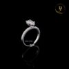 Pear Brilliant Cut Lab Grown Diamond Ring 1 CT - 3 CT Solitaire Engagement Ring D/VVS Lab Grown Diamond Wedding Ring for Her
