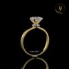 Princess Cut Solitaire Lab Grown Diamond Ring, 0.50 - 3.00 CT, Engagement Jewelry, wedding Ring, Anniversary Gifts, Gifts For Her.