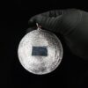Iced Out Customized Circle Pendant 4" Size Made in 925 Sterling Silver Studded with Shinny Moissanite Diamond For Birthday And Memorial Gift
