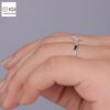 Pear Cut Solitaire Women's Ring Made in 18kt Gold Studded With VVS Lab Grown Diamond, Custom Engagement Wedding Ring, Certified Ring, Gift