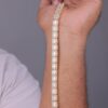 Chic and Classic Baguette Bracelet Embellished With VVS Moissanite Diamonds Made In 10 KT/14KTGold With Vintage Look For Anniversary Gift
