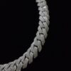 16 "Miami Iced Out Cuban Chain Made In 925 Sterling Silver Embellished With Moissanite Diamond And Cubic Zirconia Showcase The Lavish Look