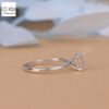 Princess Cut Solitaire Women's Ring in 18kt Gold Studded With VVS Lab Grown Diamond, Custom Engagement Wedding Ring, Certified Ring, Gift