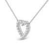 0.5 CT Heart Pendant For Women's in 18KT Gold Studded With 18 VVS Lab Grown Certified Diamond With Chain, Love Pendant, Anniversary Gift