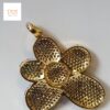 Iced Out Multicolor Pendant Made in 10k Gold Embellished with High Quality Cubic Zirconia Stone, Multi Color Pendant Flower Gift pendant