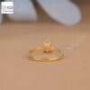 Radiant Cut Solitaire Women's Ring in 18kt Gold Studded With VVS Lab Grown Diamond, Custom Engagement Wedding Ring, Certified Ring, Gift
