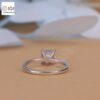Princess Cut Solitaire Women's Ring in 18kt Gold Studded With VVS Lab Grown Diamond, Custom Engagement Wedding Ring, Certified Ring, Gift