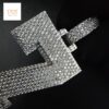 Golden Numbers 2"Long & 2"Wide Made With 14 KT Gold/10 KT Gold Embellished With Moissanite Diamonds Available In Single / Double Digit Both.
