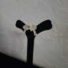 Elegant Cross Earrings Made In 10KT Gold / 14KT Gold Embellished With Shinny Moissanite Diamonds As A Gift To Women's On Special Occasions