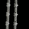 Iced Out Heart Cuban Link Bracelet Made in 925Sterling Silver Studded with Moissanite Stone To The Special One For Anniversary/Birthday Gift