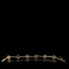 Elegant Flower Bracelet Made In 10 / 14 KT Gold Embellished With VVS Moissanite Diamond For Anniversary And Birthday Gift To Special One