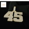 Personalized Number Pendant 1" Inch Long Made In 10KT Gold /14 KT Gold Embellished With Shiny Moissanite Diamonds As A Lucky Number Gift