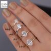 Oval Cut Solitaire Women's Ring in 18kt Gold Studded With VVS Lab Grown Diamond, Custom Engagement Wedding Ring, Certified Ring, Custom Gift