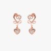 Unique Style Earing Made In 18 / 14 / 10 KT Gold Embellished With Certified Lab Diamonds For Birthday And Anniversary Gift To Special One
