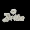 Iced out Customized Name Pendant Made In 18kt Gold Plated Embellished With Shiny VVS Moissanite Diamonds For Birthday And Anniversary Gift