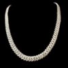 Iced Out 8 mm Miami Cuban Link Chain Made In 925 Sterling Silver Embellished With Shinny Moissanite Diamonds Available In Different Inches