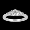 Diamond Gold Ring Made In 18 / 14 / 10 KT Gold Embellished With Certified Lab Diamonds For Birthday And Anniversary Gift For Special Person