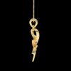 Love Style Pendant Made In 18/ 14/ 10/ KT Gold Embellished With Certified Lab Diamonds For The Birthday And Anniversary Gift To Special One